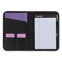 Professional Padfolio, 3-4w X 9 1-4h, Open Style, Black