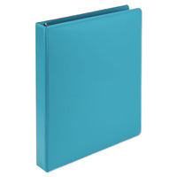Earth’s Choice Biobased Durable Fashion View Binder, 3 Rings, 1" Capacity, 11 X 8.5, Turquoise, 2-pack