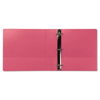Earth’s Choice Biobased Durable Fashion View Binder, 3 Rings, 2" Capacity, 11 X 8.5, Berry, 2-pack
