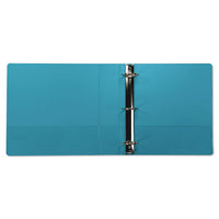 Earth’s Choice Biobased Durable Fashion View Binder, 3 Rings, 2" Capacity, 11 X 8.5, Turquoise, 2-pack