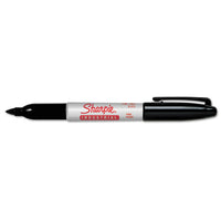 Industrial Permanent Marker, Fine Bullet Tip, Black, Dozen