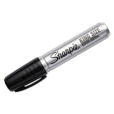 King Size Permanent Marker, Broad Chisel Tip, Black, Dozen