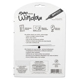 Neon Windows Dry Erase Marker, Broad Bullet Tip, Assorted Colors, 5-pack
