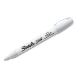 Permanent Paint Marker, Medium Bullet Tip, White, 2-pack