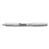 Metallic Fine Point Permanent Markers, Bullet Tip, Gold-silver-bronze, 6-pack