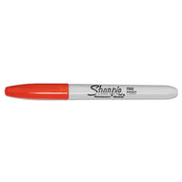 Fine Tip Permanent Marker, Red, 36-pack