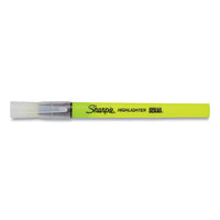 Clearview Pen-style Highlighter, Fluorescent Yellow Ink, Chisel Tip, Yellow-black-clear Barrel, 3-pack