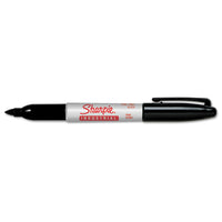 Industrial Permanent Marker, Fine Bullet Tip, Black