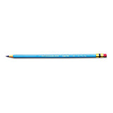 Col-erase Pencil With Eraser, 0.7 Mm, 2b (#1), Carmine Red Lead, Carmine Red Barrel, Dozen