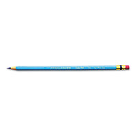 Col-erase Pencil With Eraser, 0.7 Mm, 2b (#1), Green Lead, Green Barrel, Dozen