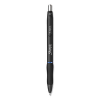 S-gel Retractable Gel Pen, Medium 0.7 Mm, Blue Ink, Black Barrel, Dozen
