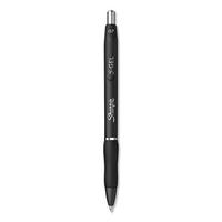 S-gel Retractable Gel Pen, Medium 0.7 Mm, Black Ink, Black Barrel, Dozen