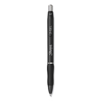 S-gel Retractable Gel Pen, Medium 0.7 Mm, Black Ink, Black Barrel, 36-pack