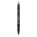 S-gel Retractable Gel Pen, Medium 0.7 Mm, Black Ink, Black Barrel, 36-pack