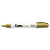 Permanent Paint Marker, Medium Bullet Tip, Yellow, Dozen