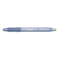 Fashion Barrel Pen, Medium 0.7 Mm, Black Ink, Frost Blue Barrel, Dozen