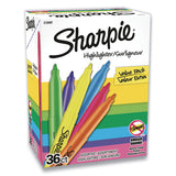 Pocket Style Highlighters, Chisel Tip, Assorted Colors, 36-pack