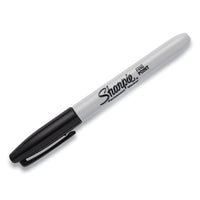 Fine Tip Permanent Marker, Canister, Black, 36-pack