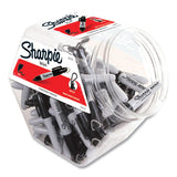 Mini Permanent Marker, Fine Bullet Tip, Black, 72-pack
