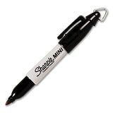 Mini Permanent Marker, Fine Bullet Tip, Black, 72-pack