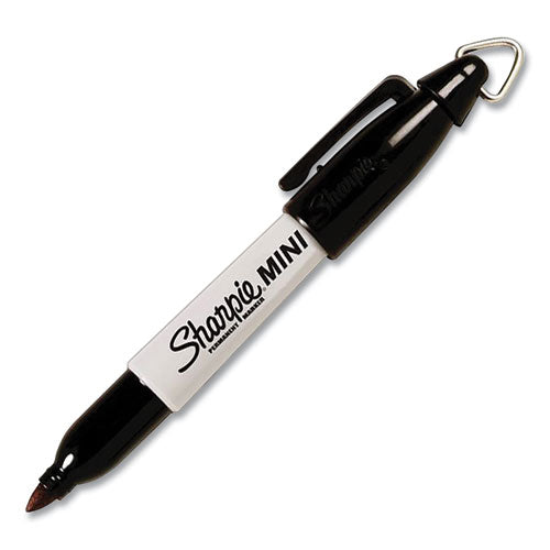 Mini Permanent Marker, Fine Bullet Tip, Black, 72-pack