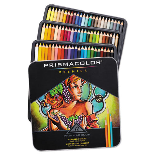 Premier Colored Pencil, 0.7 Mm, 2h (#4), Assorted Lead-barrel Colors, 72-pack