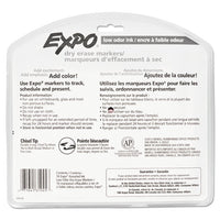 Low-odor Dry-erase Marker, Broad Chisel Tip, Assorted Colors, 16-set