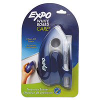 Dry Erase Precision Point Eraser With Replaceable Pad, 7.6" X 3.4" X 3.6"