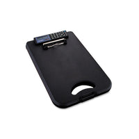 Deskmate Ii W-calculator, 1-2" Clip Cap, 8 1-2 X 12 Sheets, Black