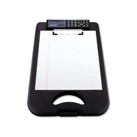 Deskmate Ii W-calculator, 1-2" Clip Cap, 8 1-2 X 12 Sheets, Black