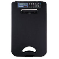 Deskmate Ii W-calculator, 1-2" Clip Cap, 8 1-2 X 12 Sheets, Black