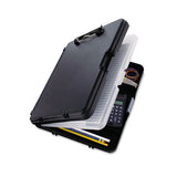 Workmate Ii Storage Clipboard, 1-2" Capacity, Holds 8-1-2w X 12h, Black-charcoal