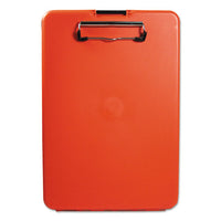 Slimmate Storage Clipboard, 1-2" Clip Capacity, Holds 8 1-2 X 11 Sheets, Red