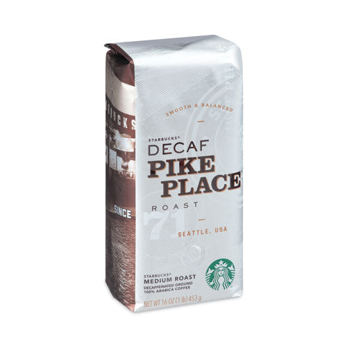 Coffee, Pike Place Decaf, 1 Lb Bag, , 6-carton
