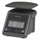 Electronic Postal Scale, 7 Lb Capacity, 5 1-2 X 5 1-5 Platform, Gray