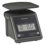 Electronic Postal Scale, 7 Lb Capacity, 5 1-2 X 5 1-5 Platform, Gray