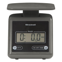 Electronic Postal Scale, 7 Lb Capacity, 5 1-2 X 5 1-5 Platform, Gray