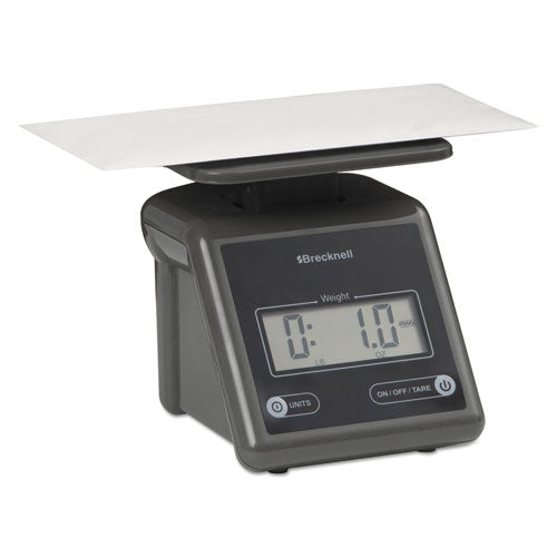 Electronic Postal Scale, 7 Lb Capacity, 5 1-2 X 5 1-5 Platform, Gray