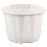 Paper Portion Cups, 1oz, White, 250-bag, 20 Bags-carton