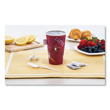 Solo Bistro Design Hot Drink Cups, Paper, 16oz, Maroon, 50-pack