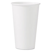 Polycoated Hot Paper Cups, 16 Oz, White