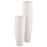 Single-sided Poly Paper Hot Cups, 12oz, White, 50-bag, 20 Bags-carton