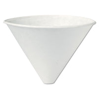 Funnel-shaped Medical & Dental Cups, Treated Paper, 6oz., 250-bag, 10-ct