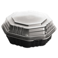 Octaview Hf Containers, Black-clear, 31oz, 9.55w X 9.13d X 3.01h, 100-carton