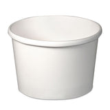 Flexstyle Dbl Poly Paper Containers, Wh, 12 Oz, 3 3-5", 25-bag, 20 Bags-carton