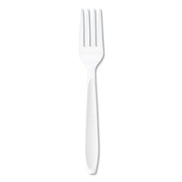 Impress Heavyweight Full-length Polystyrene Cutlery, Fork, White, 1000-carton