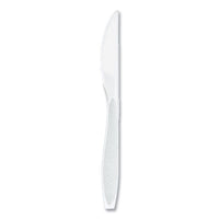 Impress Heavyweight Full-length Polystyrene Cutlery, Knife, White, 100/box, 10 Boxes/carton