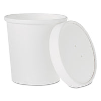 Flexstyle Double Poly Paper Containers, 16 Oz, Symphony, 50-sleeve, 10 Sleeves-carton