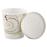 Flexstyle Double Poly Paper Containers, 16 Oz, Symphony, 50-sleeve, 10 Sleeves-carton