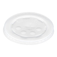 Polystyrene Cold Cup Lids, 16-24 Oz Cups, Translucent, 125-pack, 16 Packs-carton